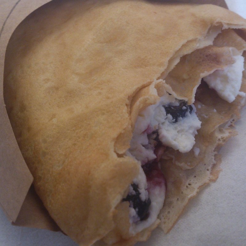 ブルーベリークリームチーズ(pie&crepe Clover)