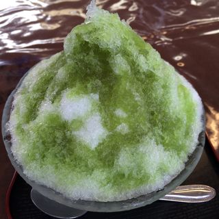 抹茶かき氷(亀岡ききょうの里)