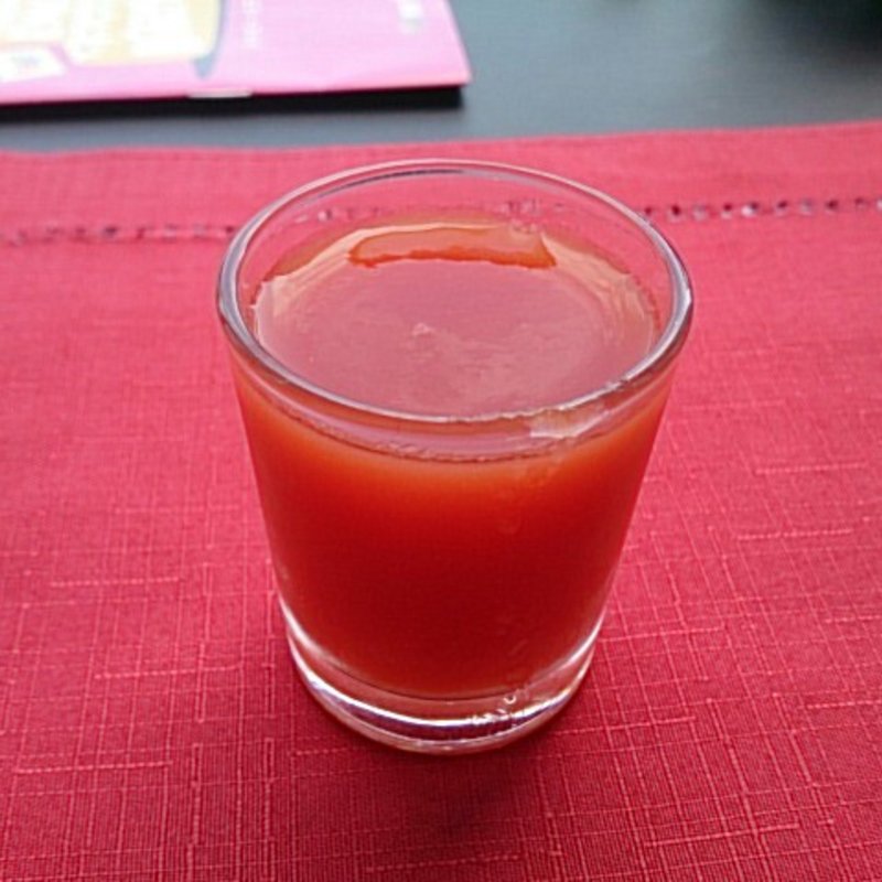 本日のおすすめトマトジュース(セレブ・デ・トマト シーサイドビュー横浜店)