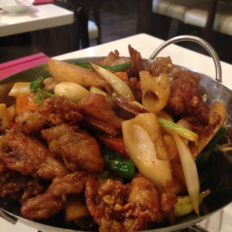 蛙と根菜の炒め物(川香苑 歌舞伎町店)