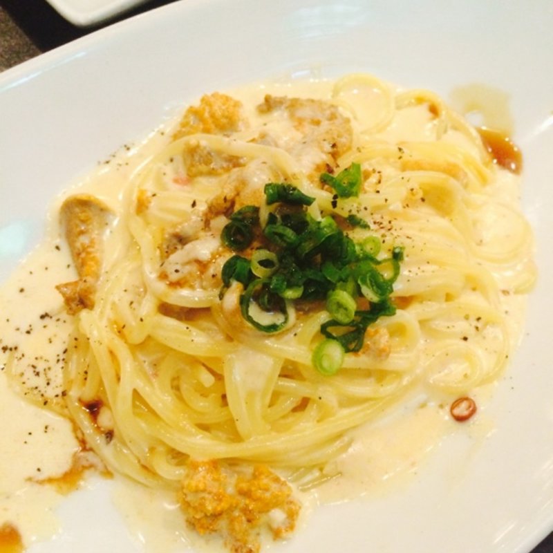 たっぷり生ウニのクリーム生パスタ(プラチナフィッシュ 神谷町店 （白金魚 PLATINUM FISH）)