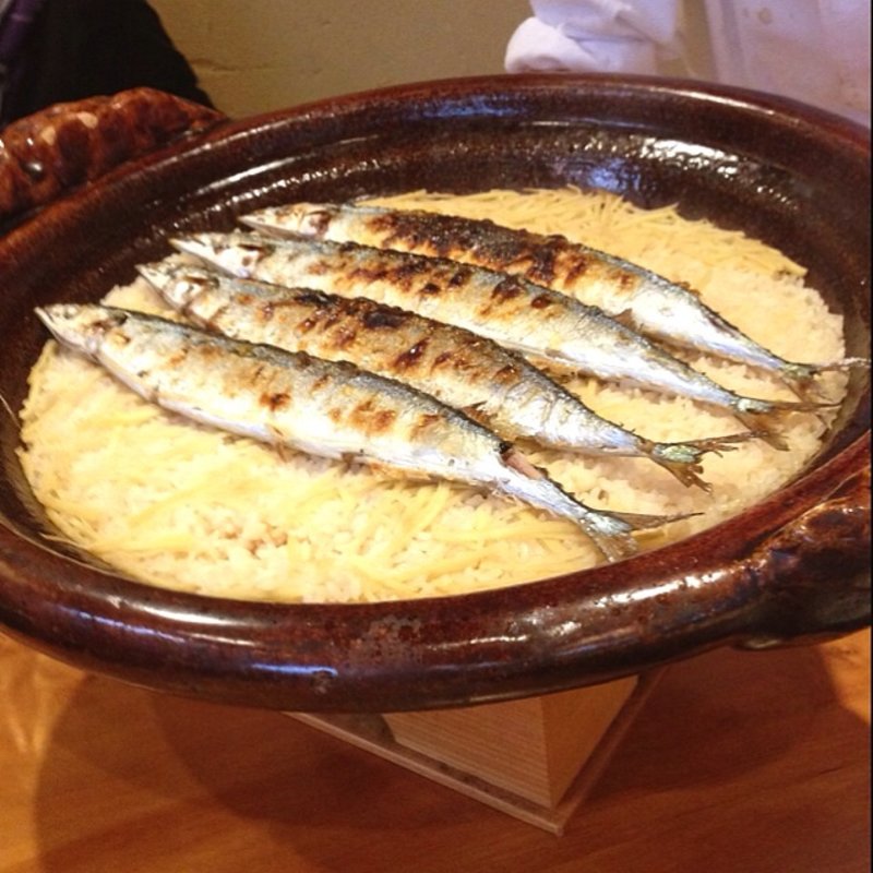 秋刀魚釜めし(宇豆基野 本店 )