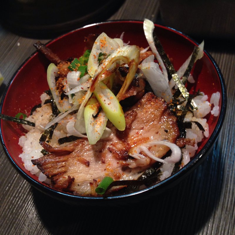 チャーシューごはん(油そば 大黒屋)