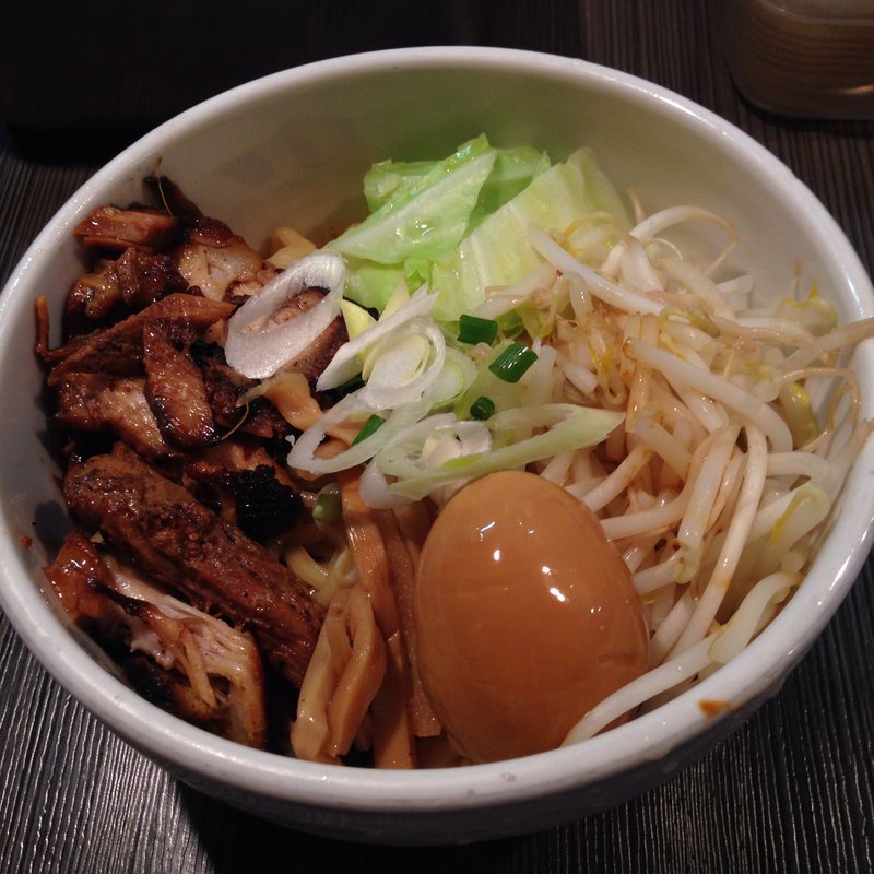 特徴油そば（醤油）大盛(油そば 大黒屋)