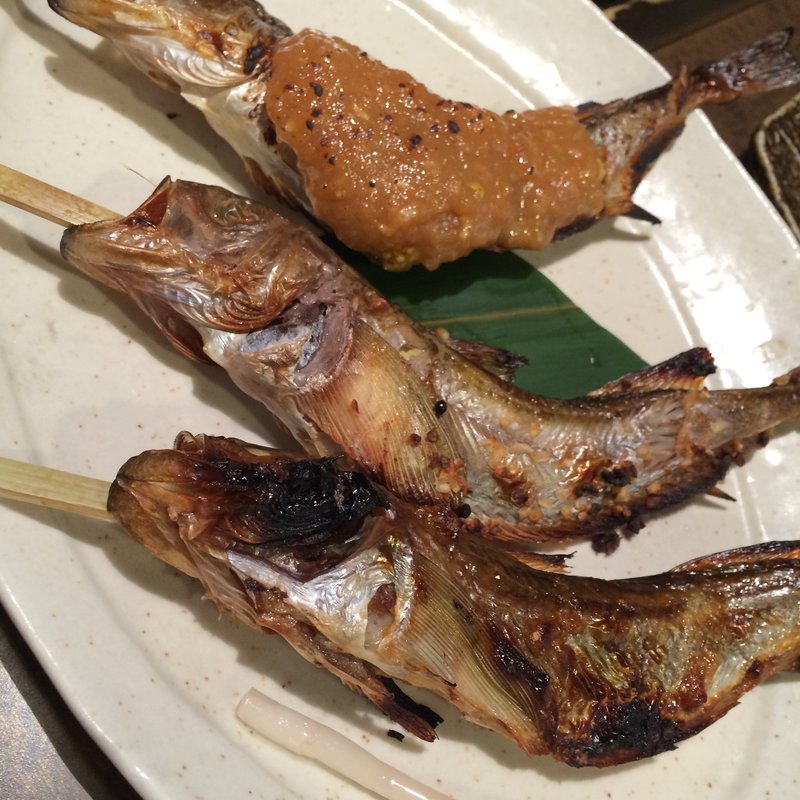 ハタハタ3種の味比べ(ハタハタ屋敷　有楽町店)