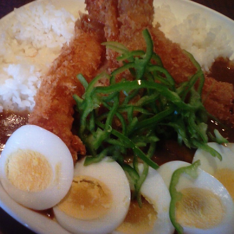 エビフライカレー　ミックス(カレーの店　ヒロコロンボ)