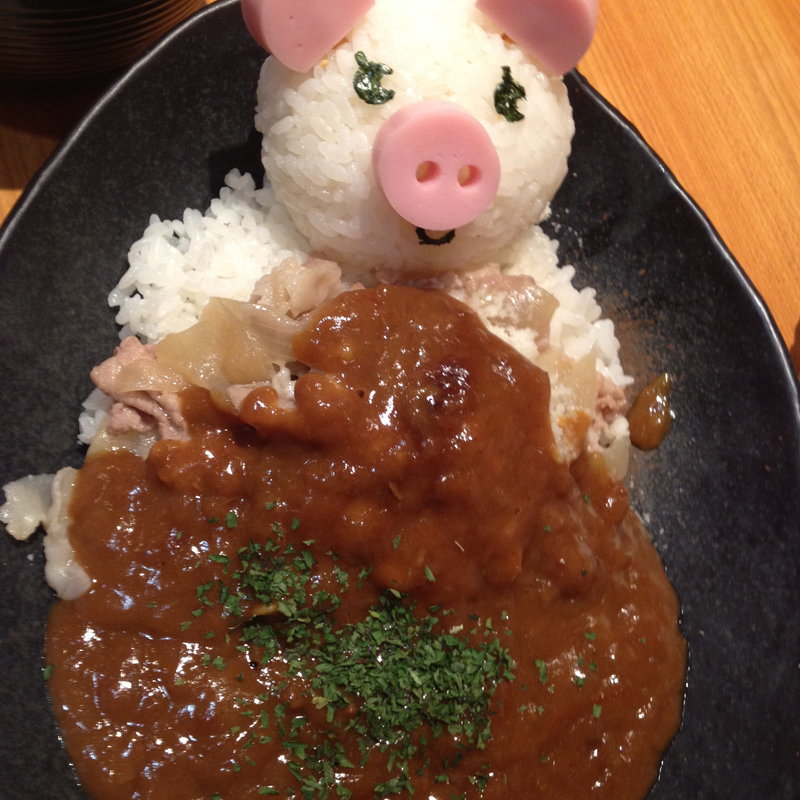ホエトンちゃんのカレーお風呂(花畑牧場ホエーどん亭)