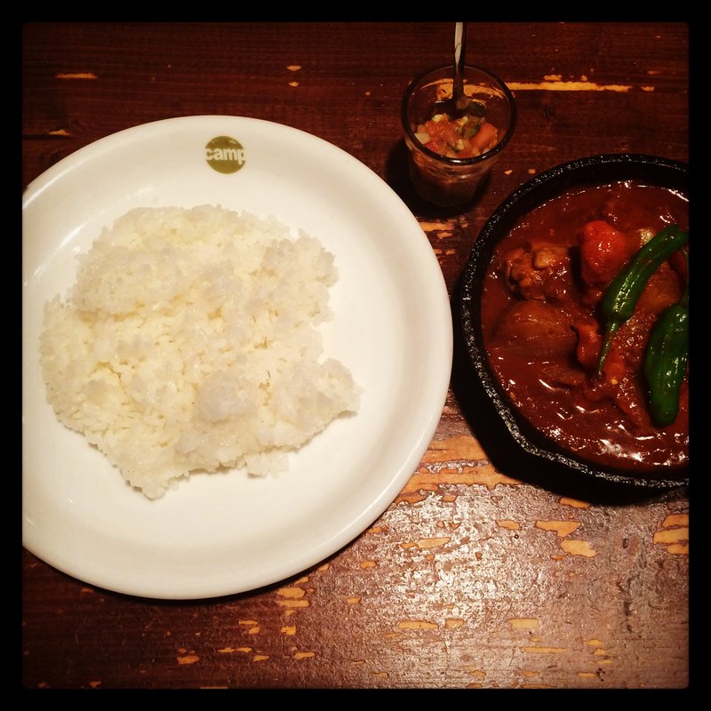 トマトと生姜のカレー(野菜を食べるカレーcamp 代々木本店)