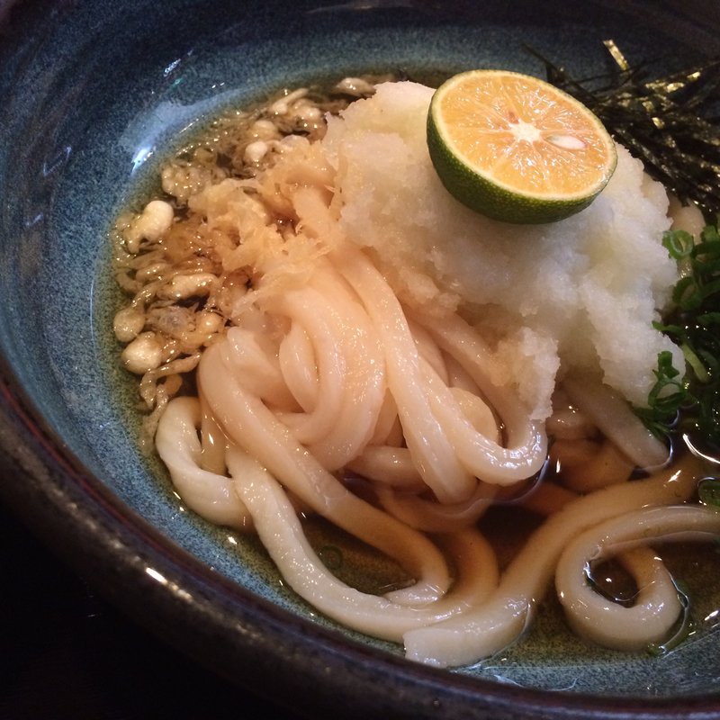 酢橘ぶっかけうどん(雅楽 （がらく）)
