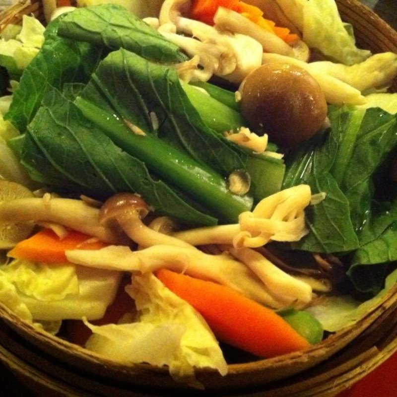 野菜のせいろ蒸し(伊勢角屋麦酒蔵)