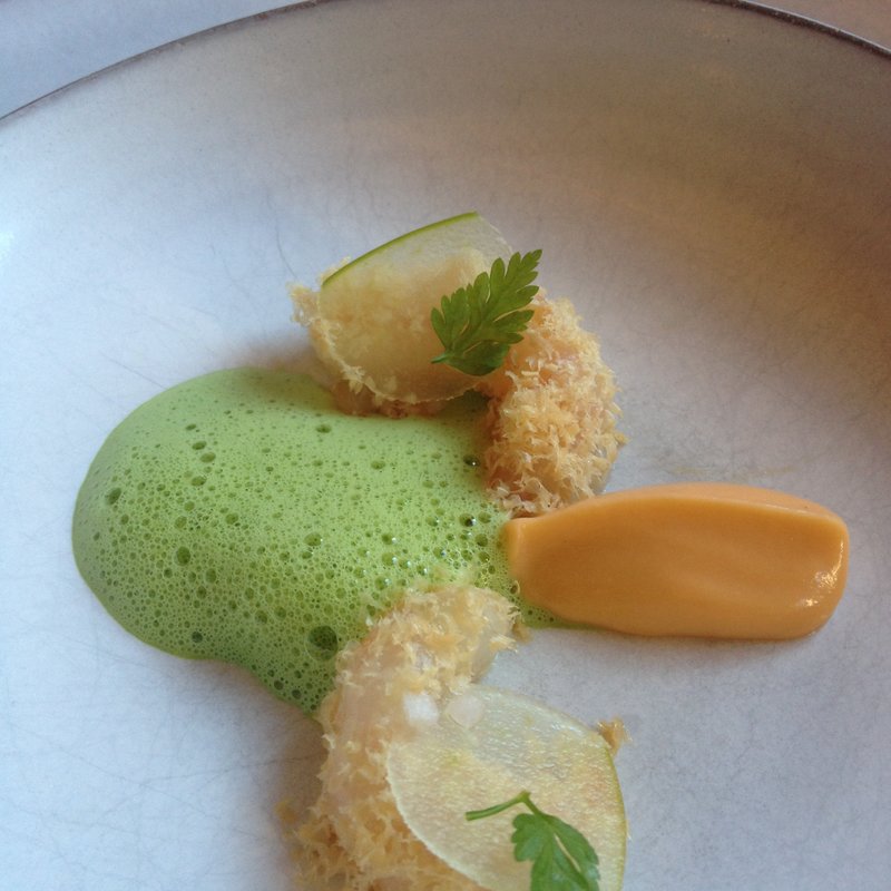 ウニとフォアグラのシュリンプ(Eleven Madison Park)