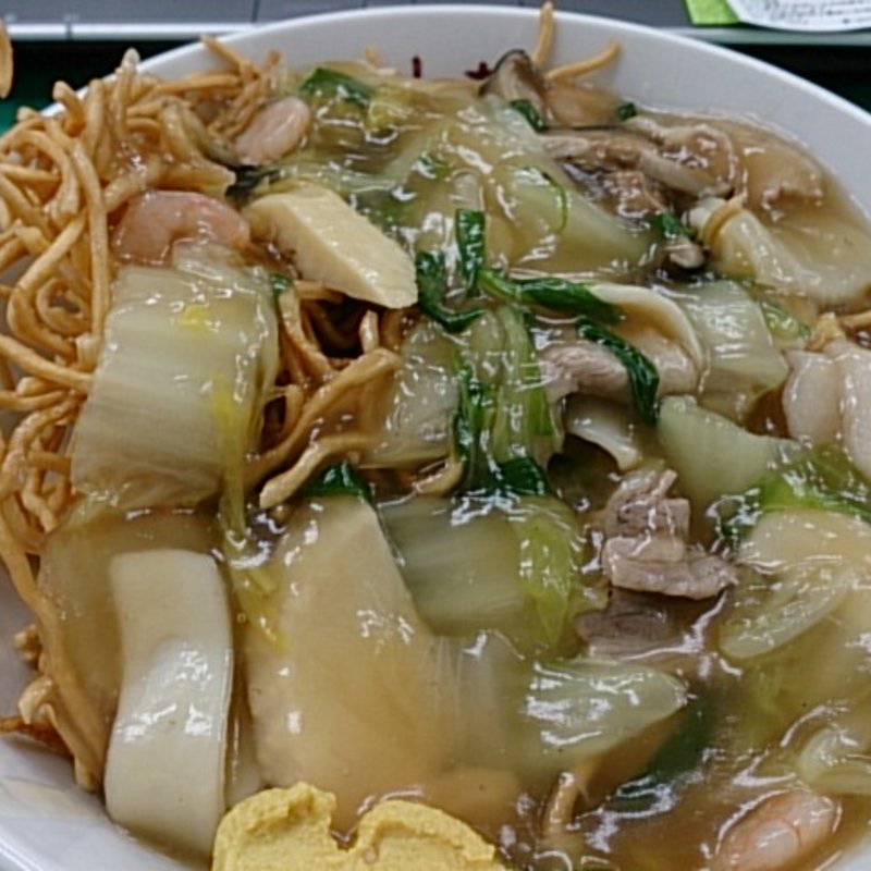 カタ焼きそば(自由軒)