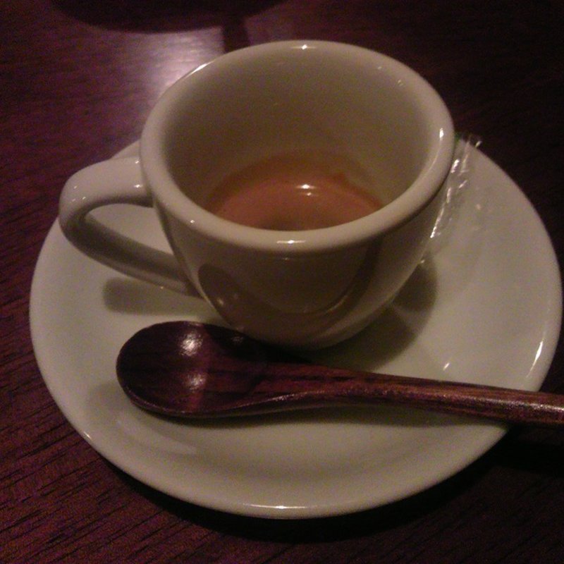 エスプレッソ(Tsukikoya Coffee Roaster 山の上店)