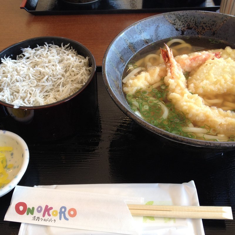 淡路玉葱入り天ぷらうどん(イル・マーレ)