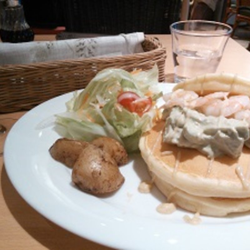 アボカドシュリンプパンケーキ(OHANA CAFE)