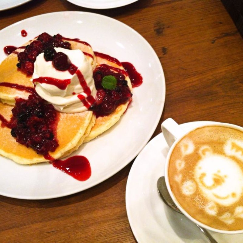 ハーフサイズ デビルス・パンケーキ(パンケーキカフェ mog　難波店)