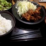 唐揚げ定食(博多もつ鍋 やまや 大阪北浜店)