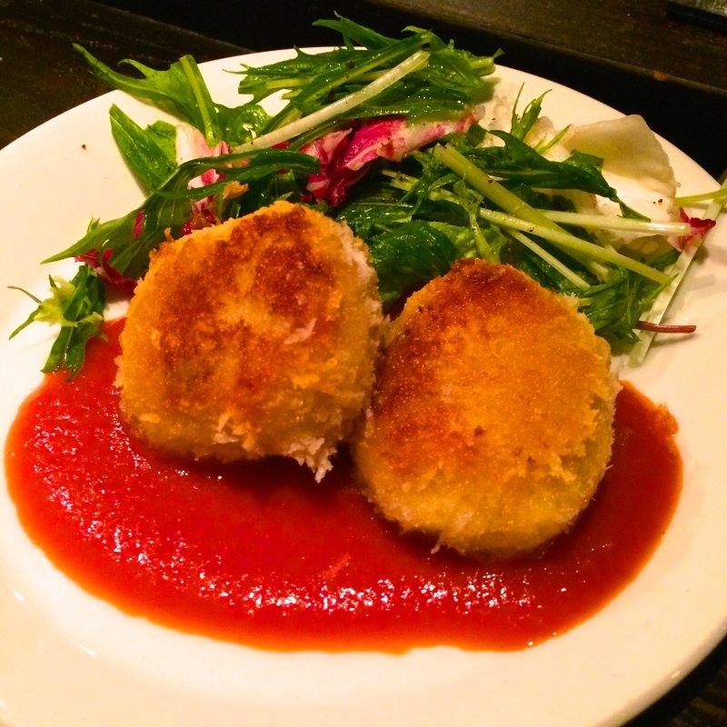 カニクリームコロッケ(Whisky Gibier Bar&Shop 代々木上原)