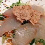 鯛のお刺身サラダ(青冥 阪急三番街店)