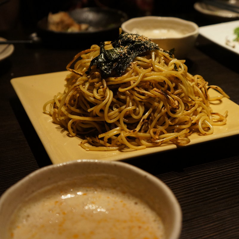 もっちり太麵！！豆乳ゴマ油そば(五十松)