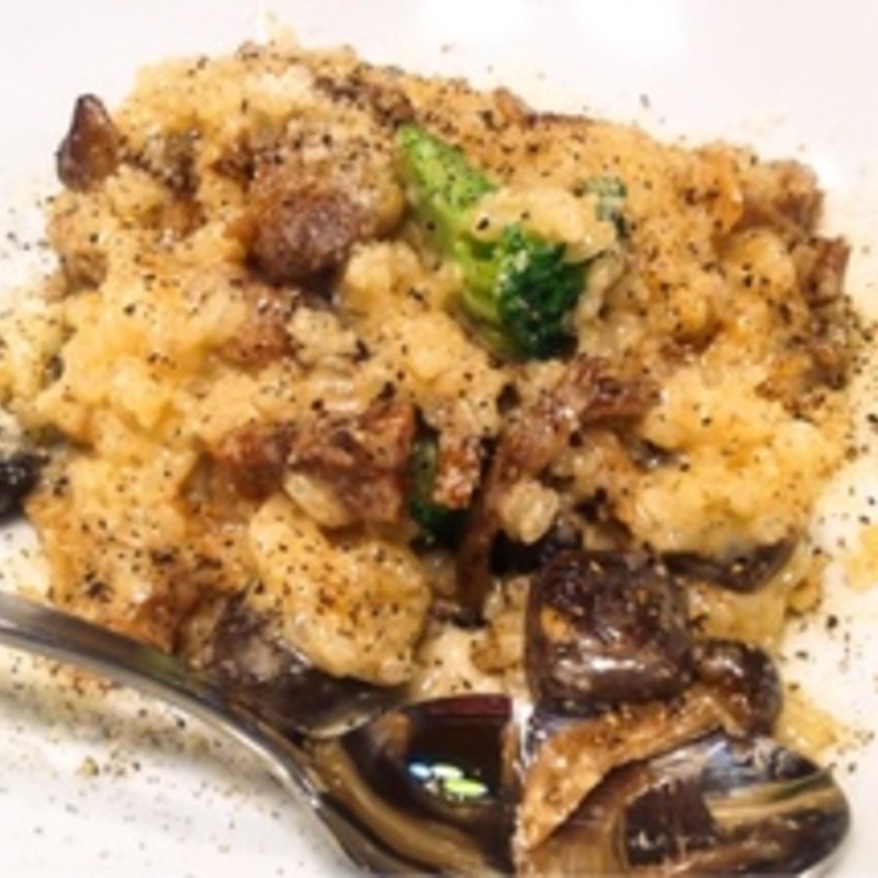 ぼっかけのクリームリゾット(Bar Salu 福島店)