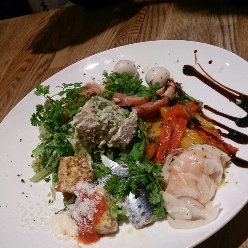 前菜9種盛り合わせ(Bar Salu 福島店)