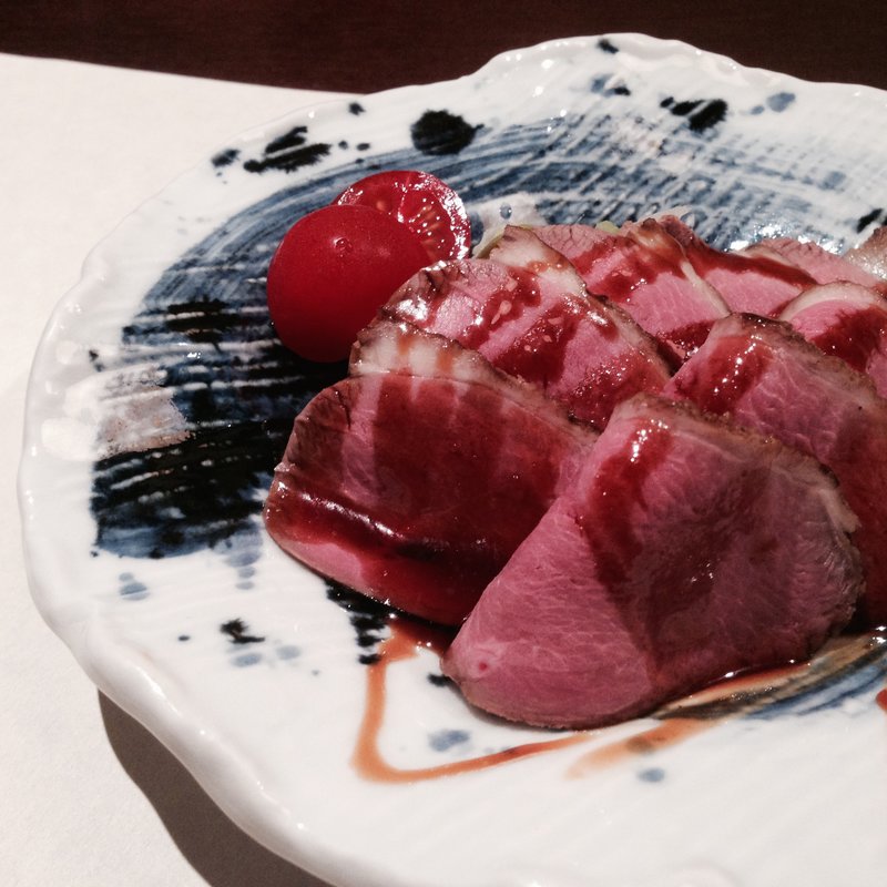 鴨ロース焼き(東日流旬彩しみず)