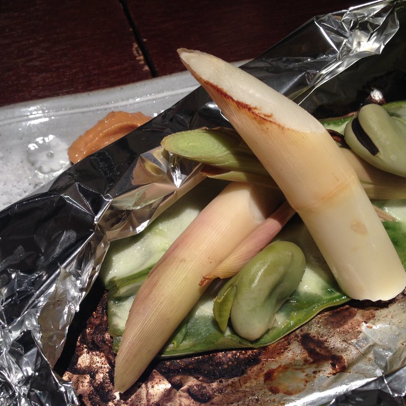 月山筍焼き(東日流旬彩しみず)