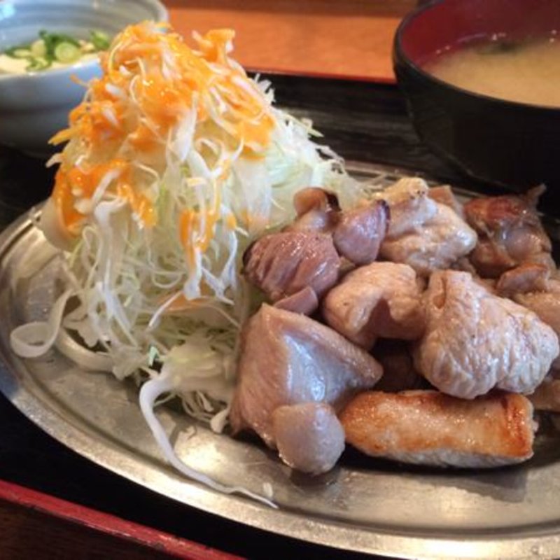 鳥の塩焼き定食(鳥ZEN亭博多駅前店)