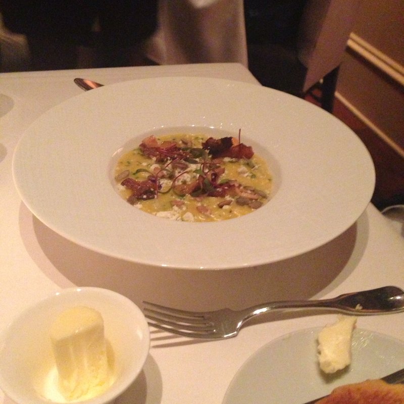 カボチャのリゾット(Tocqueville)