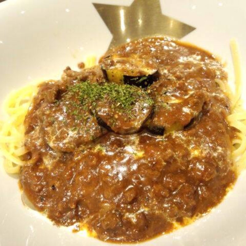 揚げナスのデミグラスミートソース(金星パスタ なんばパークス店)