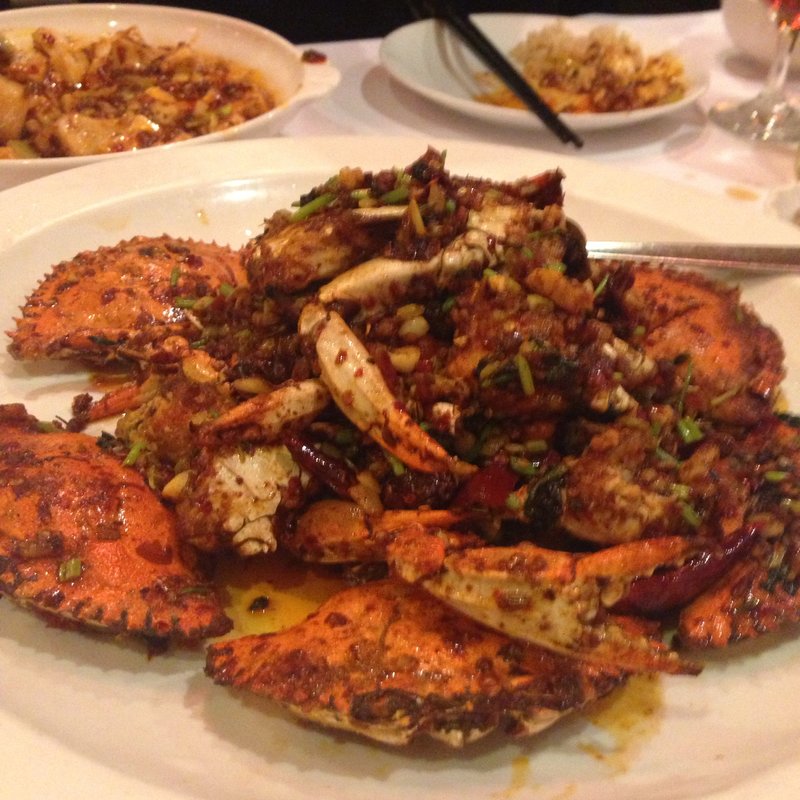 Stir fride blue crab(Szechuan Gourmet)