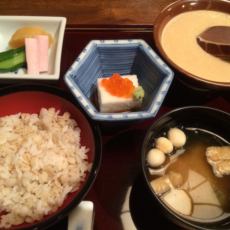 むぎとろセット(浅草むぎとろ本店)