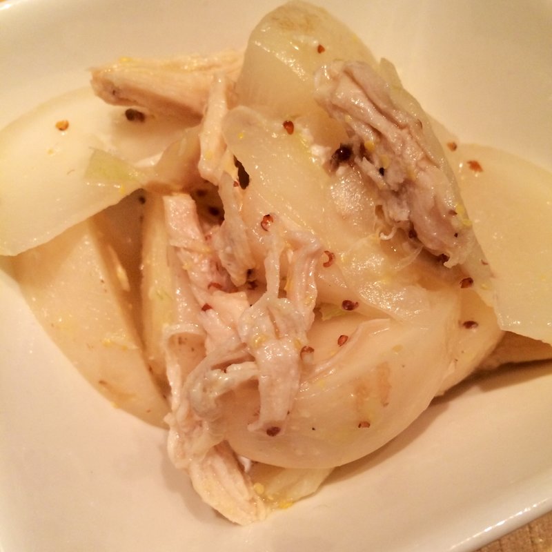 瓜とチキンのマーマレード和え(joyfulers)