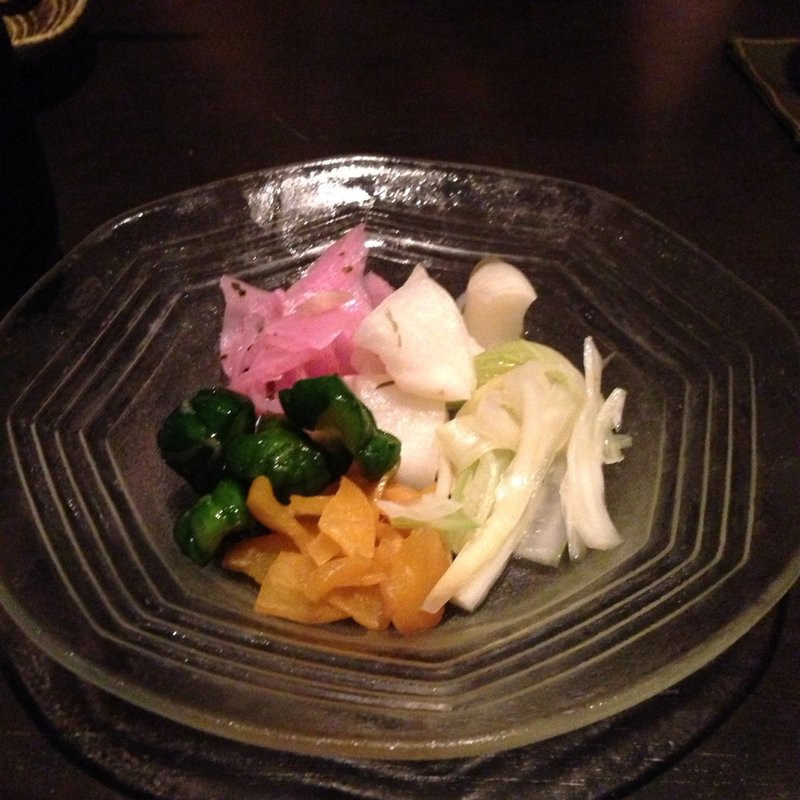 打田の漬け物盛り合わせ(五十棲)