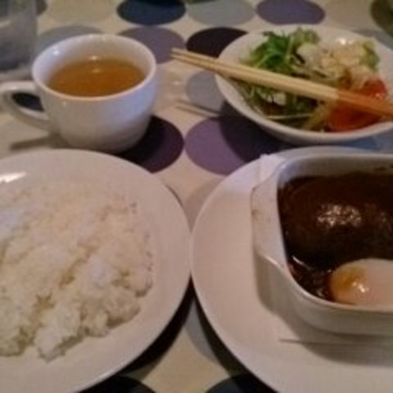 ランチメニュー　デミバーグ(びすとろ 遊季亭)