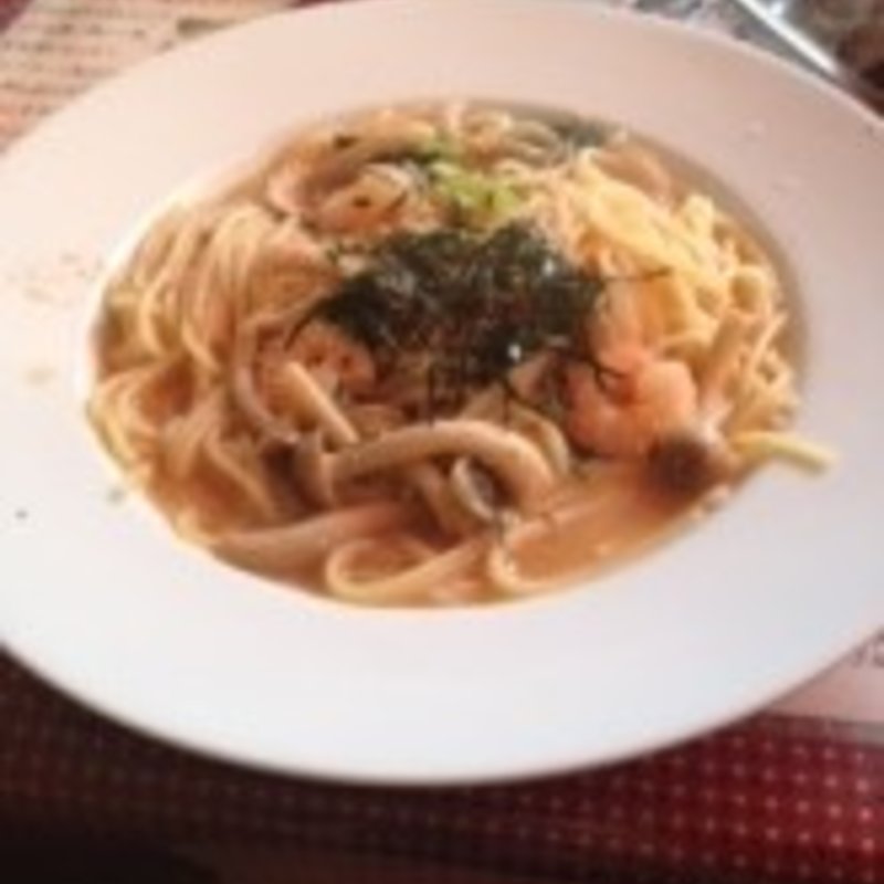 和風明太子きのこパスタ(イタリアンカフェ・ベーム)