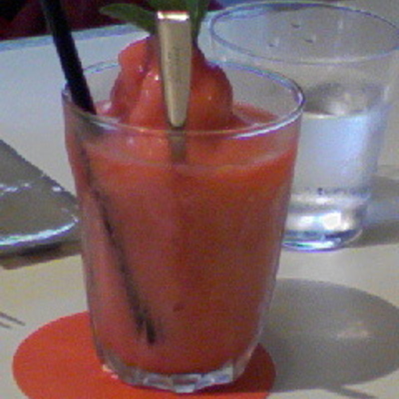 ラズベリーと苺のフラッペ(bills 横浜赤レンガ倉庫)