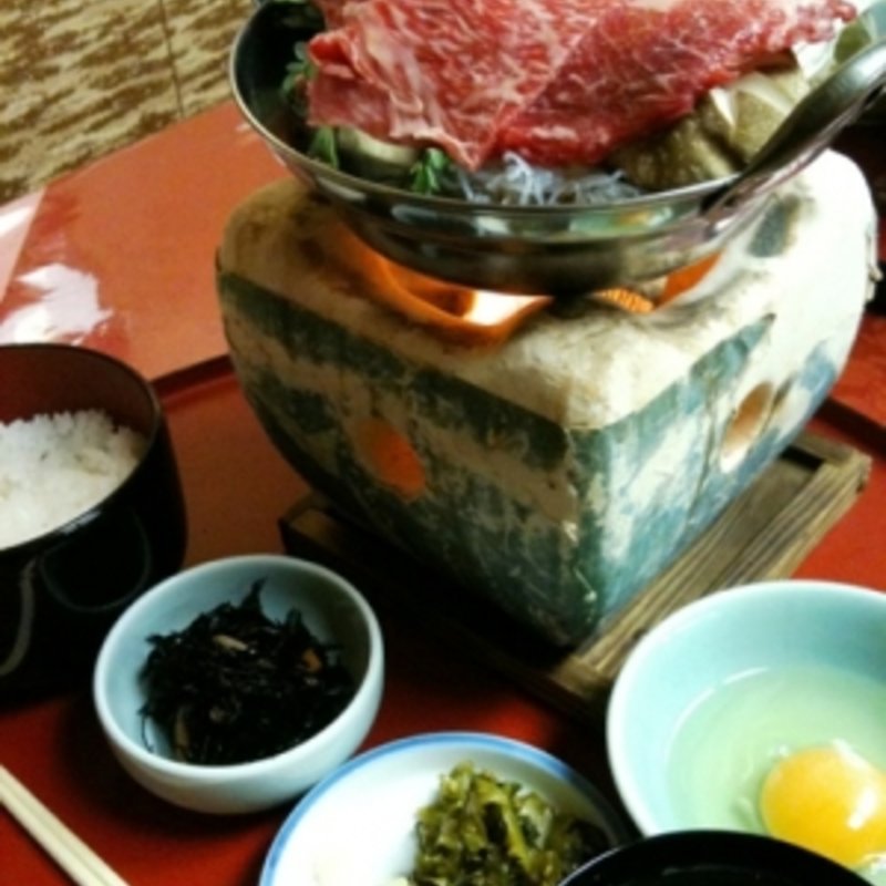 すき焼き定食(萬代)