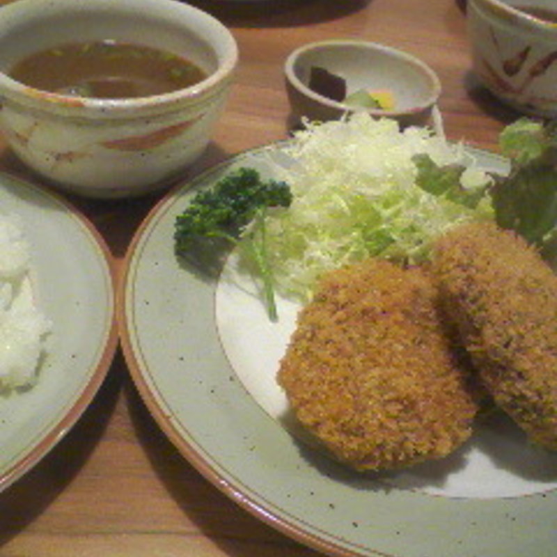 メンチカツ定食(洋食 津久志亭)