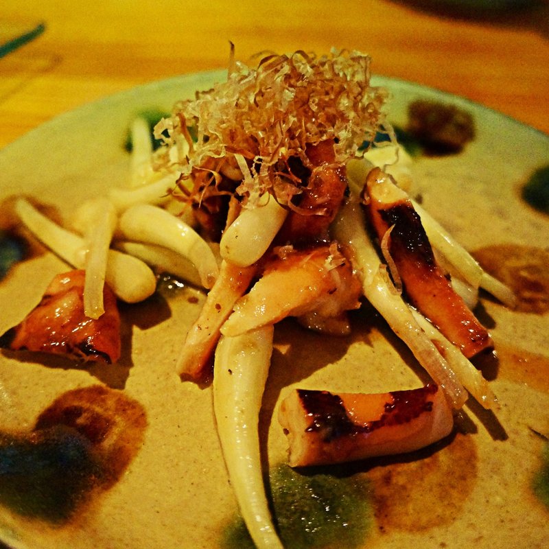 島ラッキョウと島タコの和え物それいゆ風(る・それいゆ)