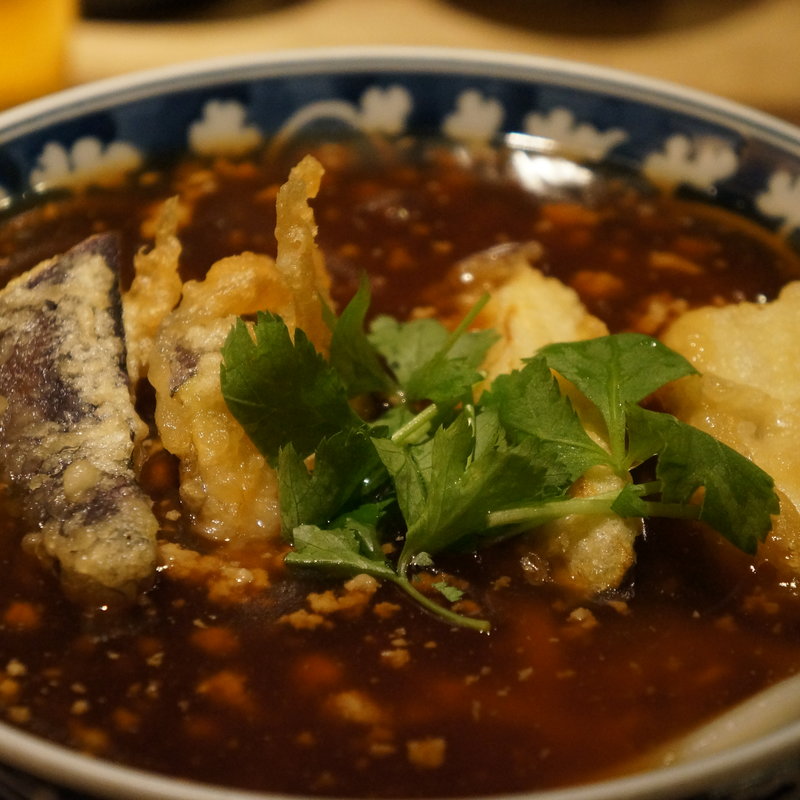 なすあんかけうどん(大古久 （だいこく）)