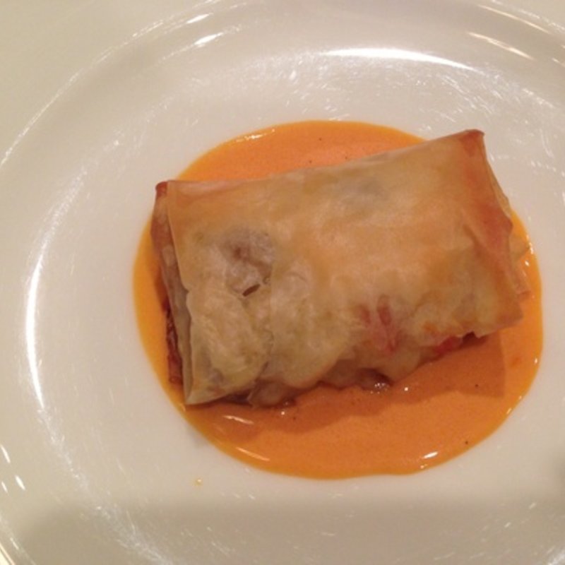 オマール海老のファゴッティーニ(convivio)