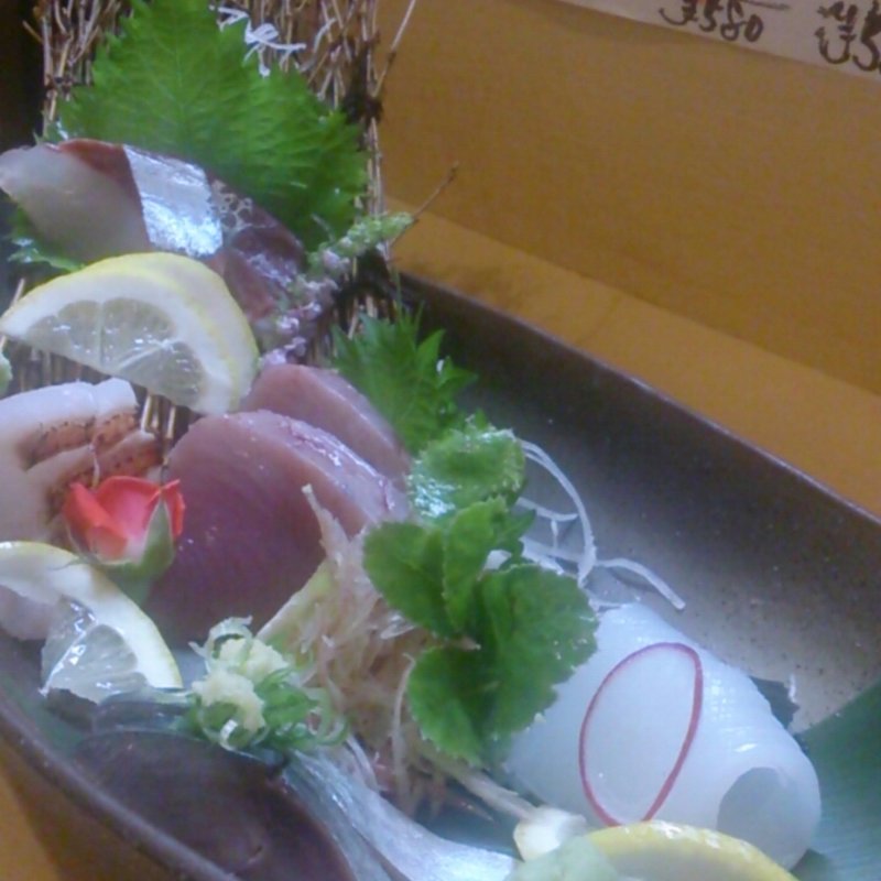 和歌山の造り5種盛(うえだや)