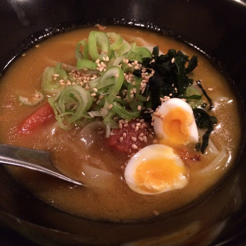 カレーきしめん(もも屋 八事店)