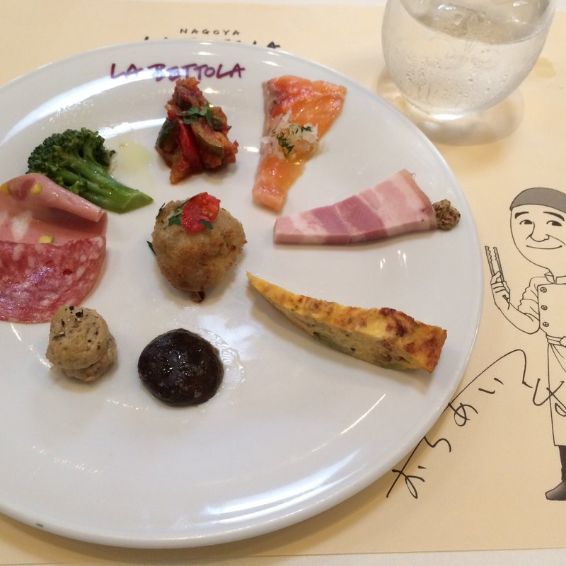 前菜盛り合わせ(LA BETTOLA Nagoya)