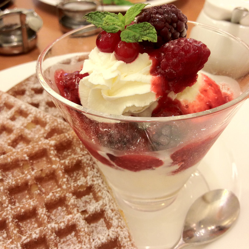 選べるワッフルセット(マザーリーフ 東銀座店)