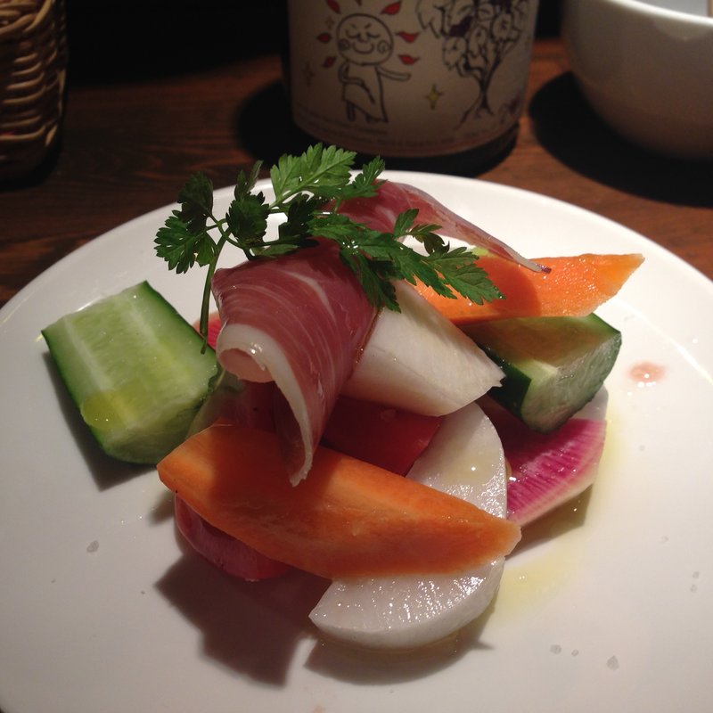 季節野菜と生ハムのクリュディテ(ん・ｂｉｓｔｒｏ)