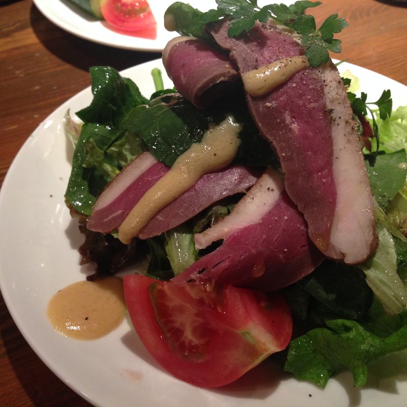 鴨の薫製サラダ(ん・ｂｉｓｔｒｏ)