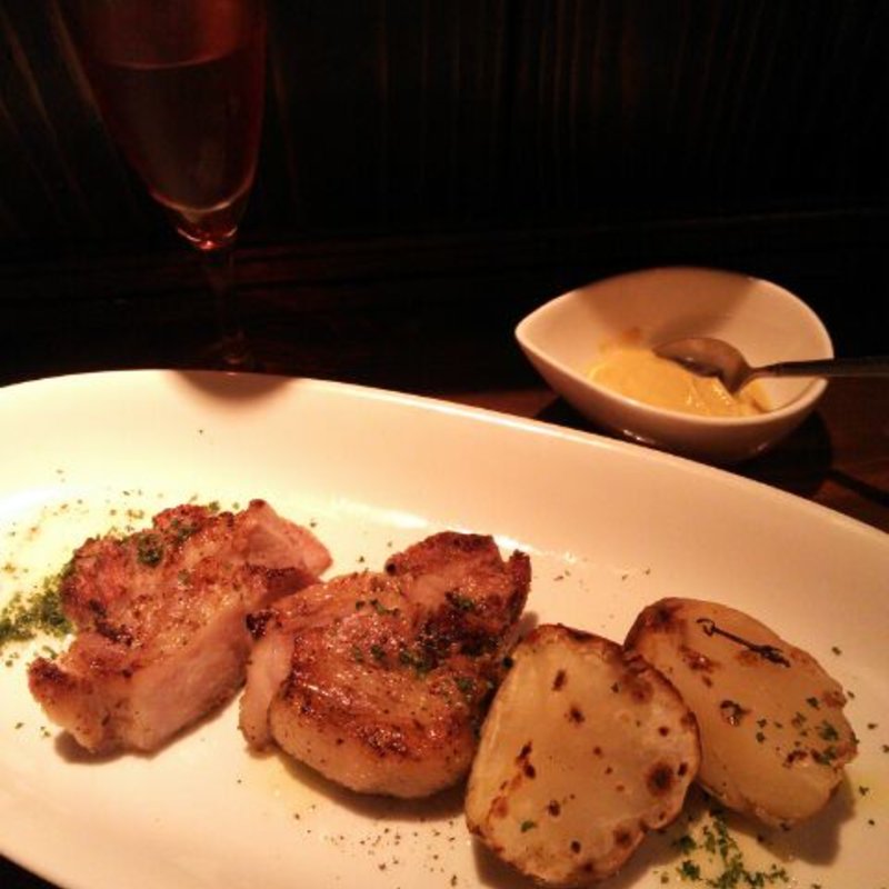 とりば豚の炭火焼(ん・ｂｉｓｔｒｏ)